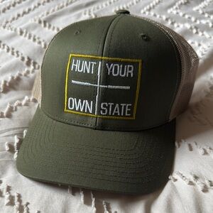 Green and Tan Trucker Hat